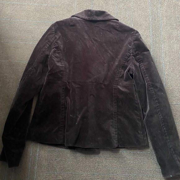 Black felt/velvet jacket - Picture 3 of 10